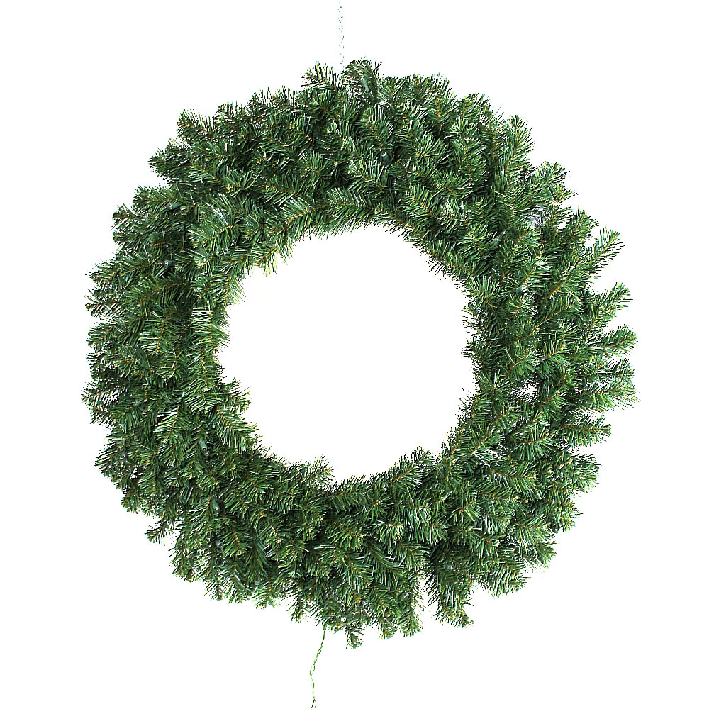 48" Norway Pine Wreath, Unlit 