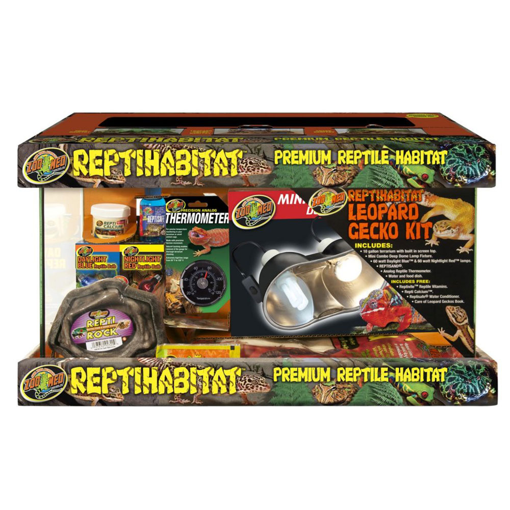Repti Habitat Leopard Gecko Kit, 10 Gallon