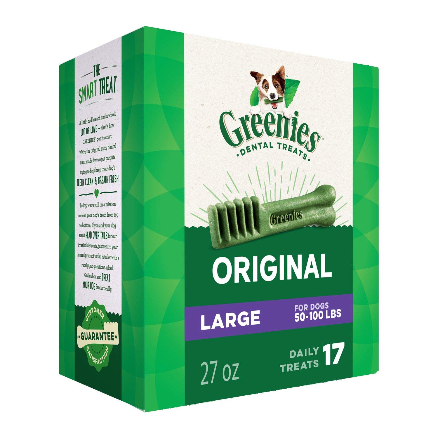 Greenies Dog Dental Chews Dog Treats - Large Size, 27 oz.