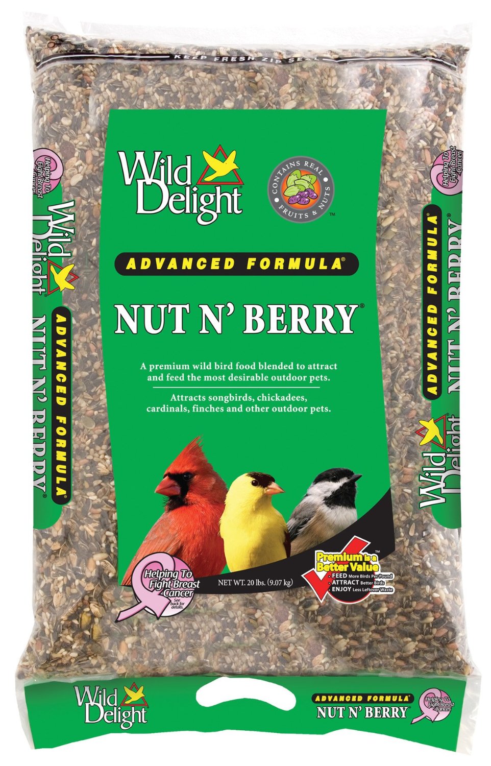 WIld Delight Nut N' Berry, 20 Lb.
