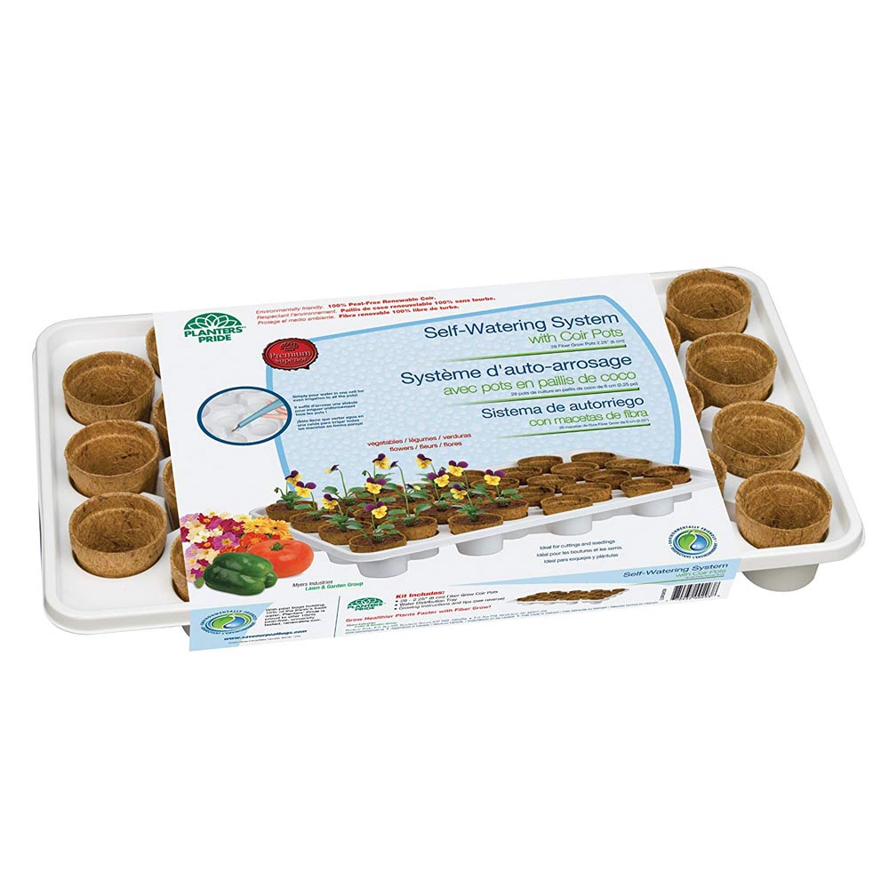 Coconut Coir Self Watering System Kit, 28 Pots