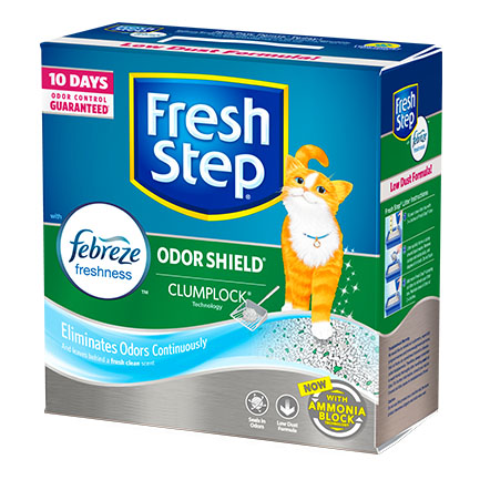 Fresh Step Odor Control with Febreze Scoopable Cat Litter -25 lbs