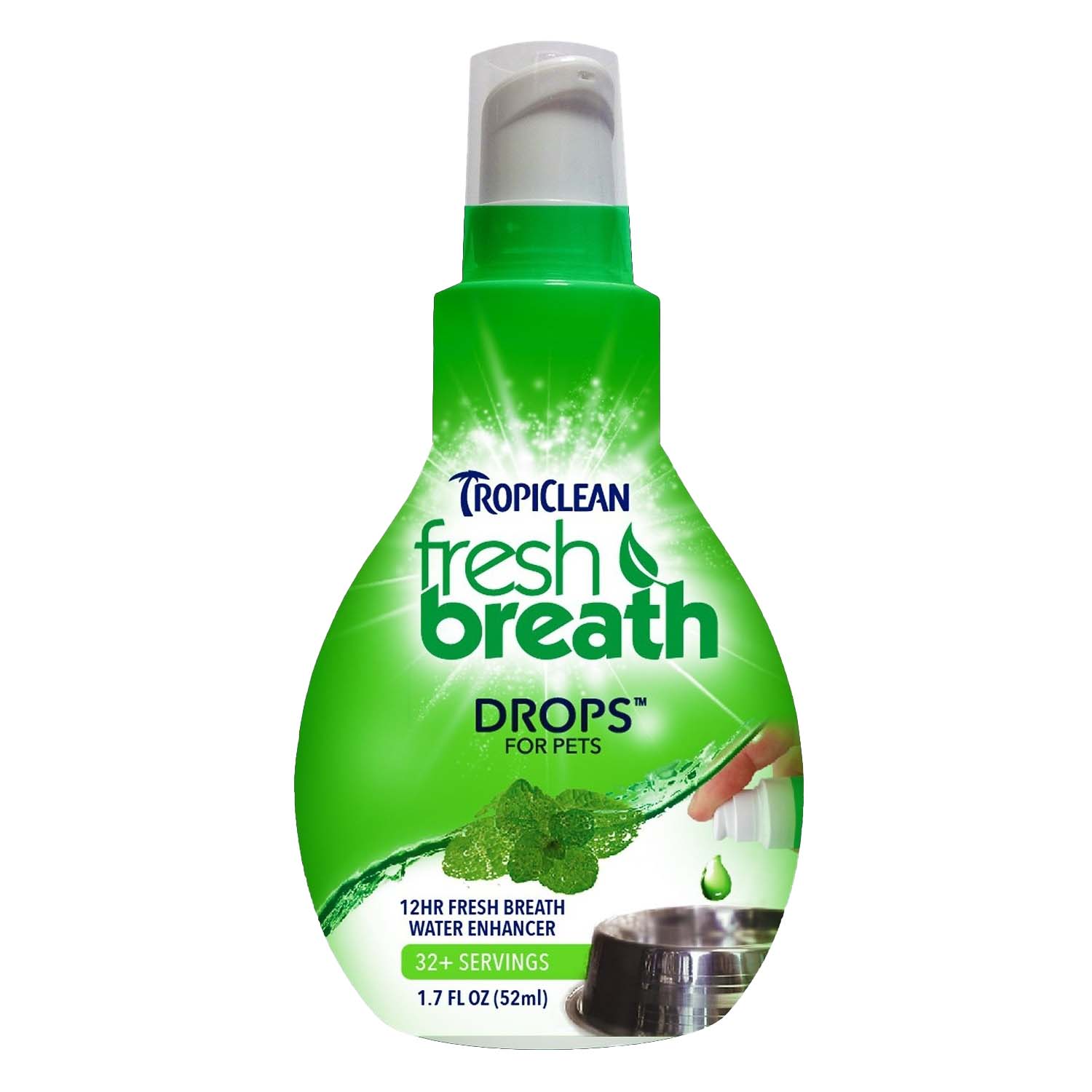 TropiClean Fresh Breath Drops-1.07 oz