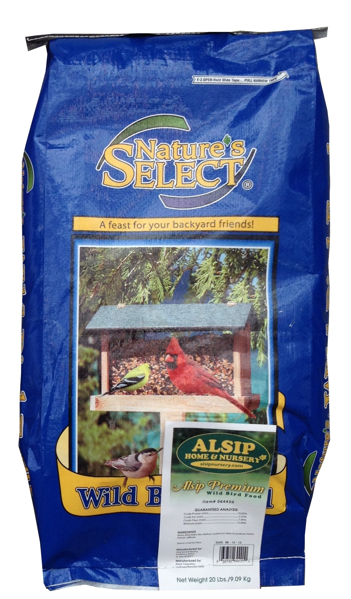 Alsip Premium Wild Bird Seed, 40 LB