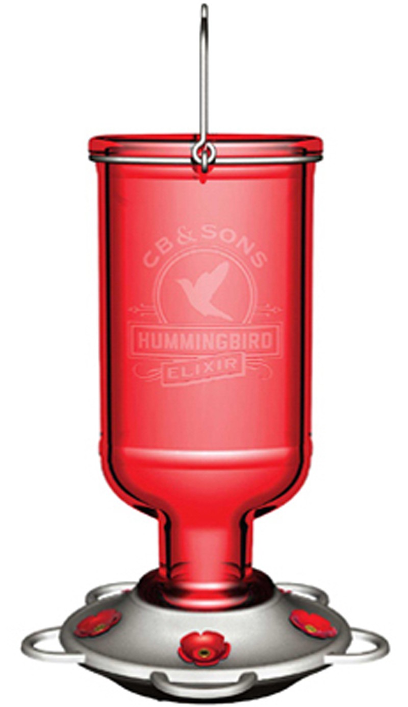 This Elixir Hummingbird Feeder will be the perfect addition to your