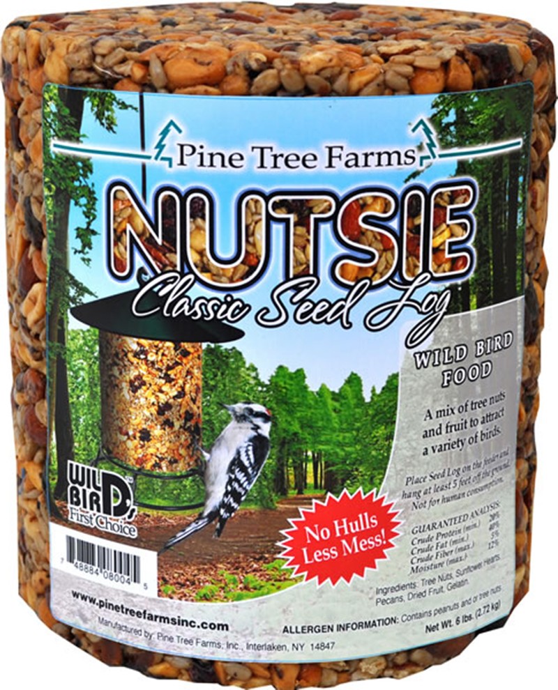 Pine Tree Nutsie Classic Seed Log, 96 oz.