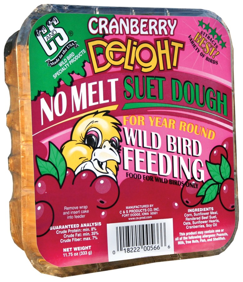 C&S Cranberry Delight Suet Cake, 11.75 oz.