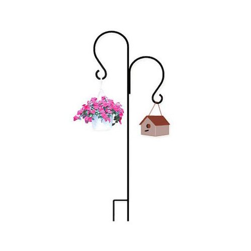 Border Concepts Wrought Iron Double Lawn Hook, 88 in.