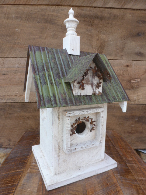 Nature Creations Rustic Barnboard Birdhouse Medium #53