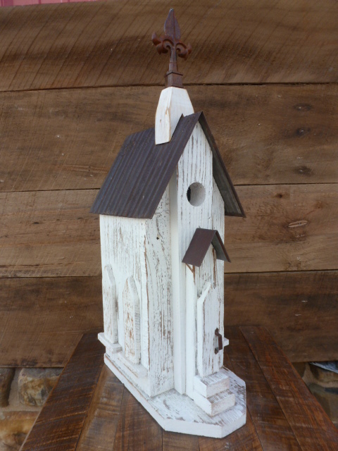 Nature Creations Rustic Barnboard Birdhouse Medium #42