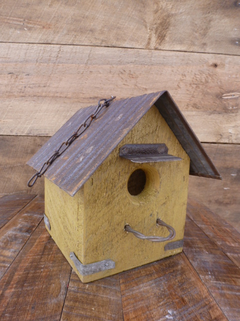 Nature Creations Rustic Barnboard Birdhouse Small #21