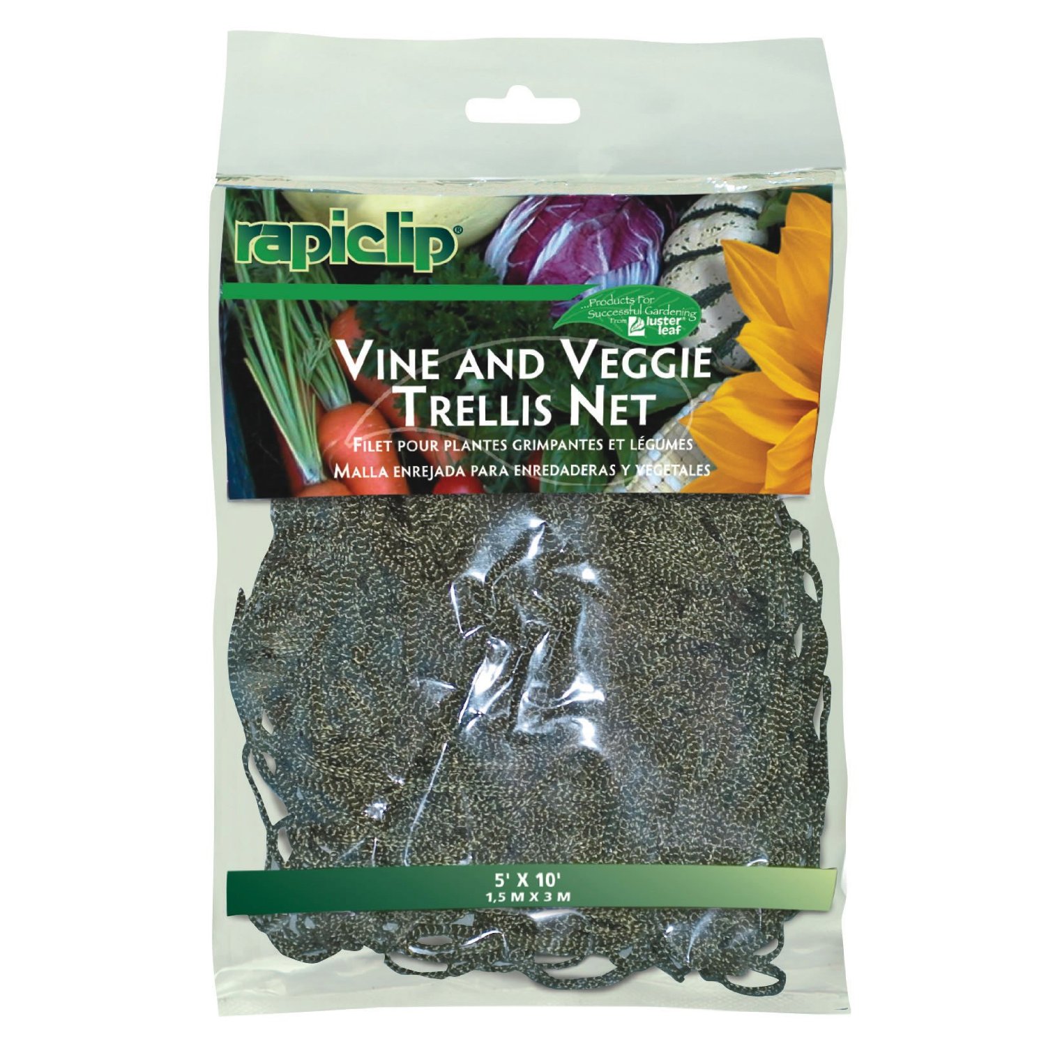 Luster Leaf Rapiclip Vine and Veggie Trellis Net, 5 ft. x 10 ft.