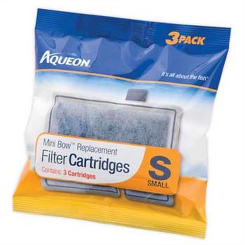 Aqueon Filter Cartridge, Small (3 Pack)