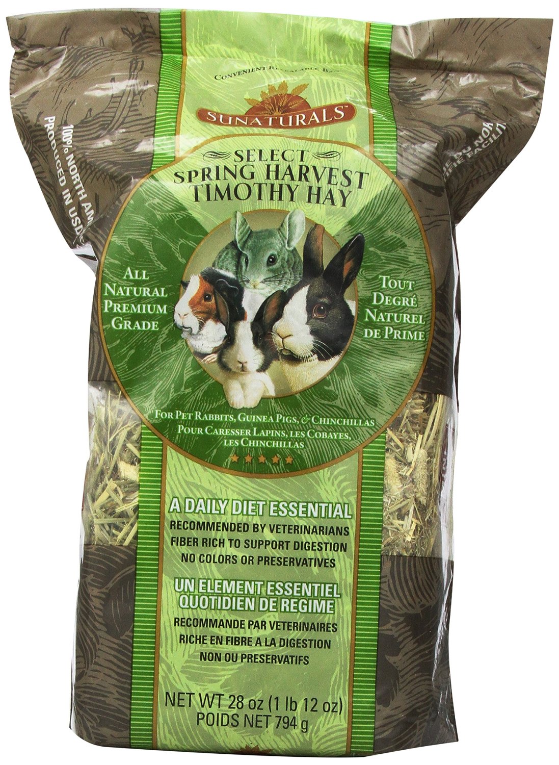 Spring Harvest Small Animal Timothy Hay, 28 oz.